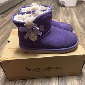 UGG Kids Purple Boots